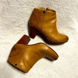 Tan dressy Leather Booties